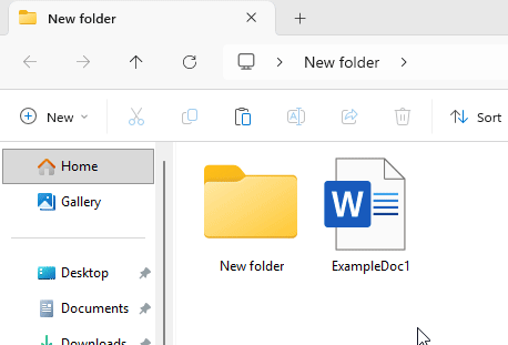 Drag and drop file